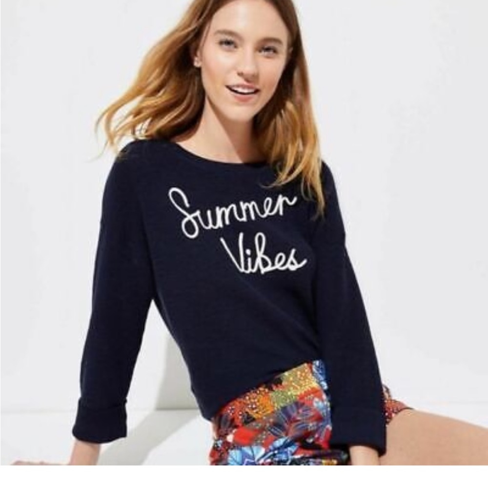 Loft Summer Vibes sweater